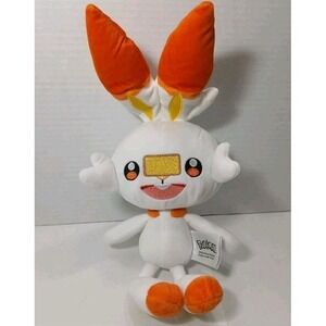 Pokémon Scorbunny Plush Toy 12" Stuffed Animal Jazwares 2022 Nintendo Pokemon